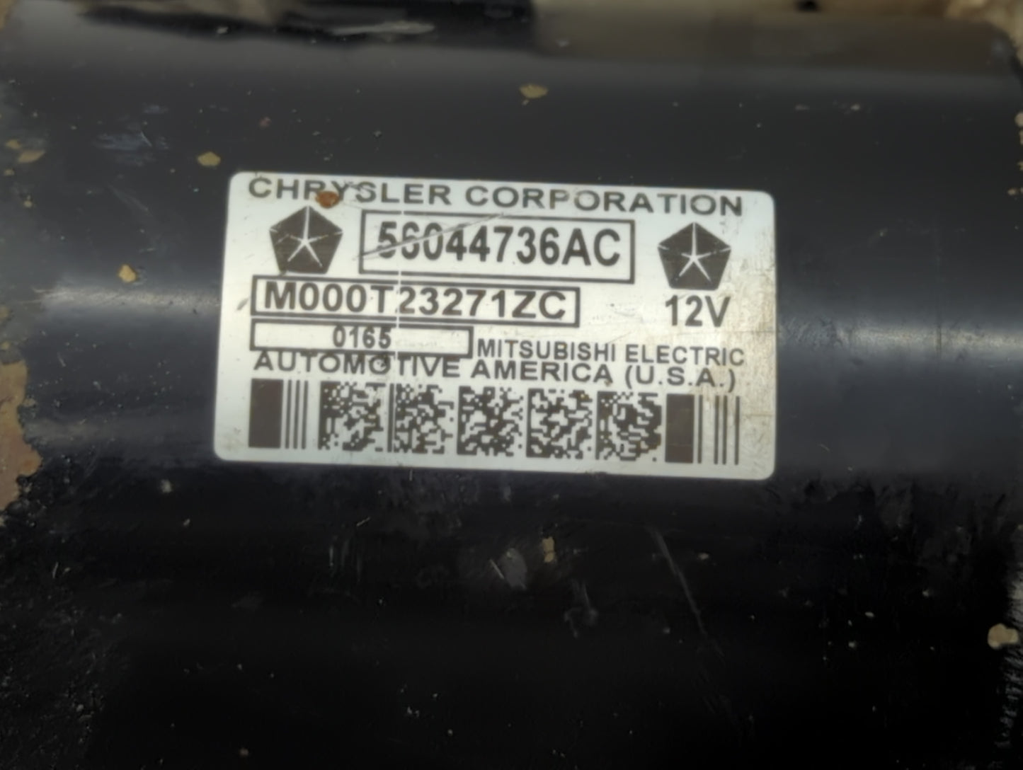 2011-2022 Ram 1500 Car Starter Motor Solenoid OEM P/N:56044736AC Fits OEM Used Auto Parts - Oemusedautoparts1.com