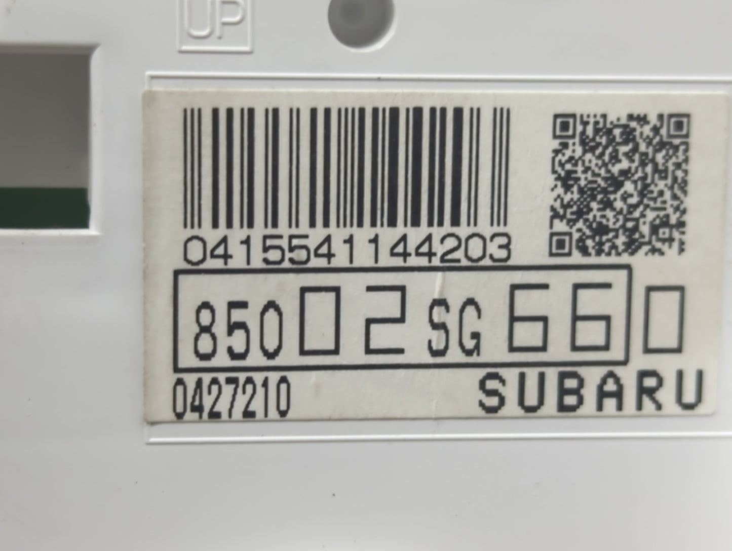 2015 Subaru Forester Instrument Cluster Speedometer Gauges P/N:85002SG660 Fits OEM Used Auto Parts - Oemusedautoparts1.com