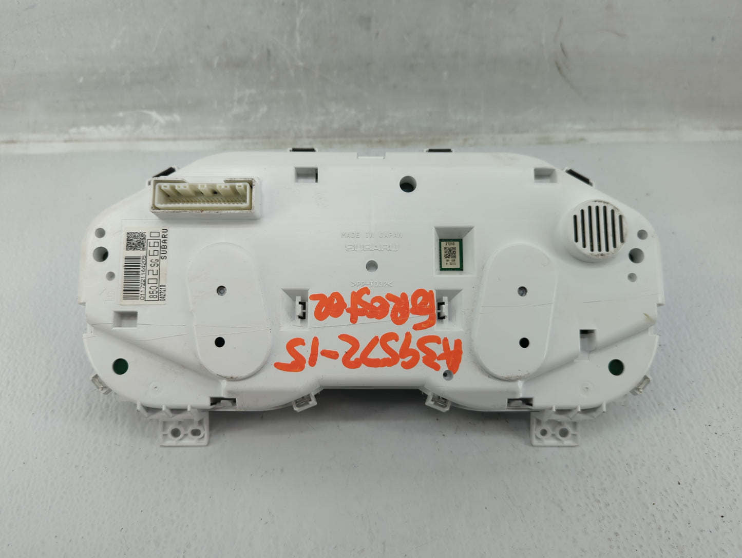 2015 Subaru Forester Instrument Cluster Speedometer Gauges P/N:85002SG660 Fits OEM Used Auto Parts - Oemusedautoparts1.com