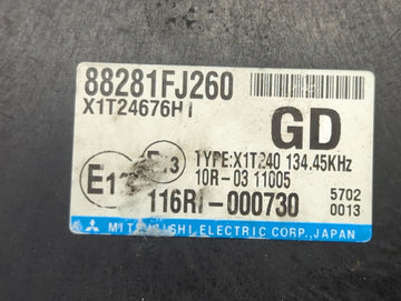 2015-2015 Subaru Impreza Multifunction Control Module 1447276