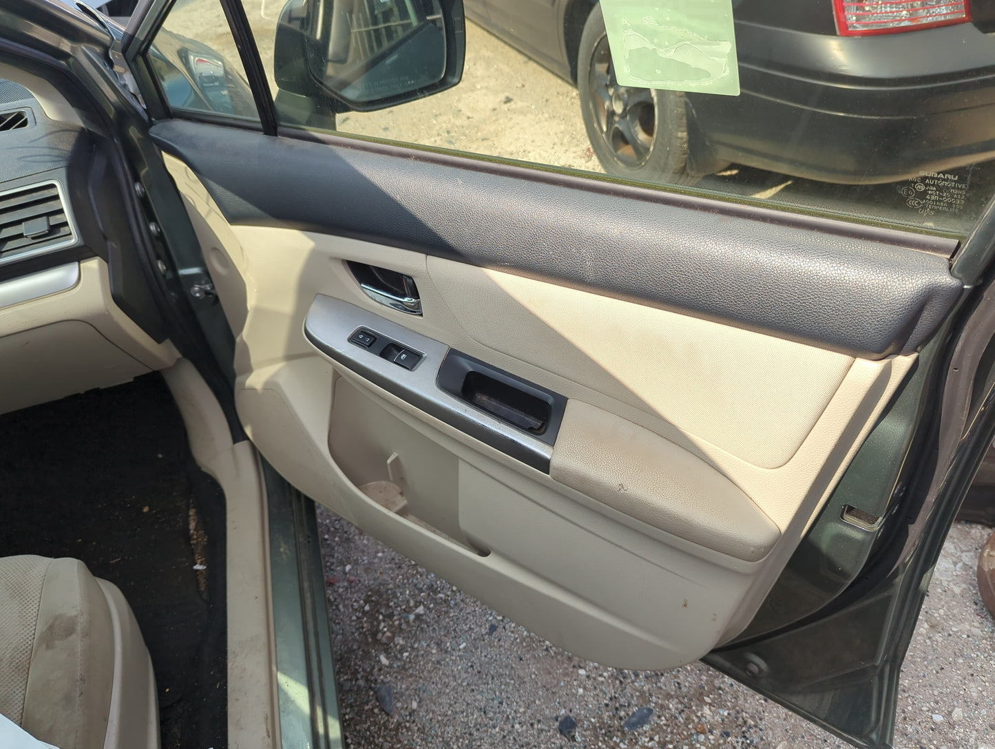 2015 Subaru Impreza Front Right Passenger Interior Door Panel Trim - Oemusedautoparts1.com