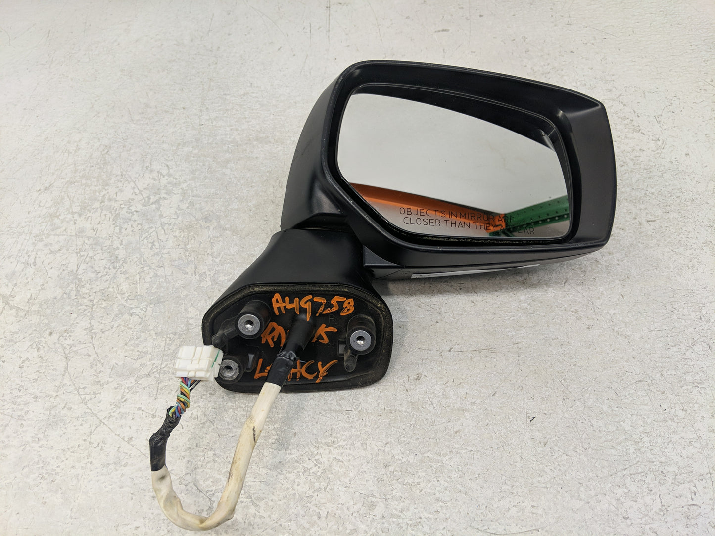 2015-2016 Subaru Legacy Side Mirror Replacement Passenger Right View Door Mirror P/N:A4459 Fits Fits 2015 2016 OEM Used Auto
