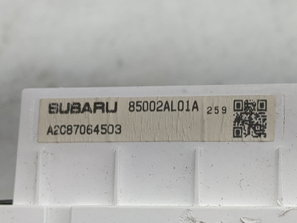 2015 Subaru Legacy Instrument Cluster Speedometer Gauges P/N:85002AL01A Miles:138K Fits OEM Used Auto Parts - Oemusedautopar