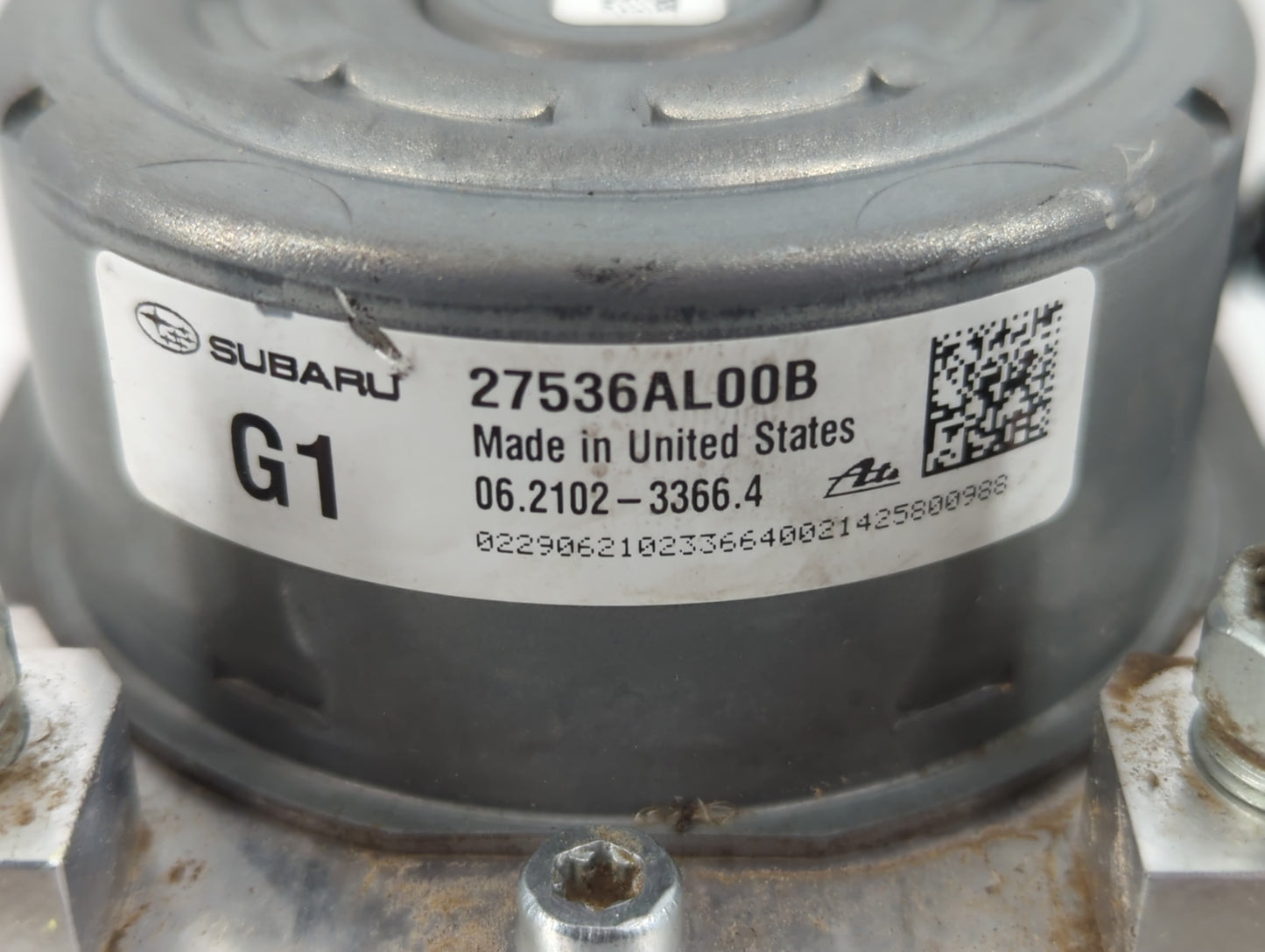 2015 Subaru Legacy ABS Pump Control Module Replacement P/N:27536AL00B Fits OEM Used Auto Parts - Oemusedautoparts1.com