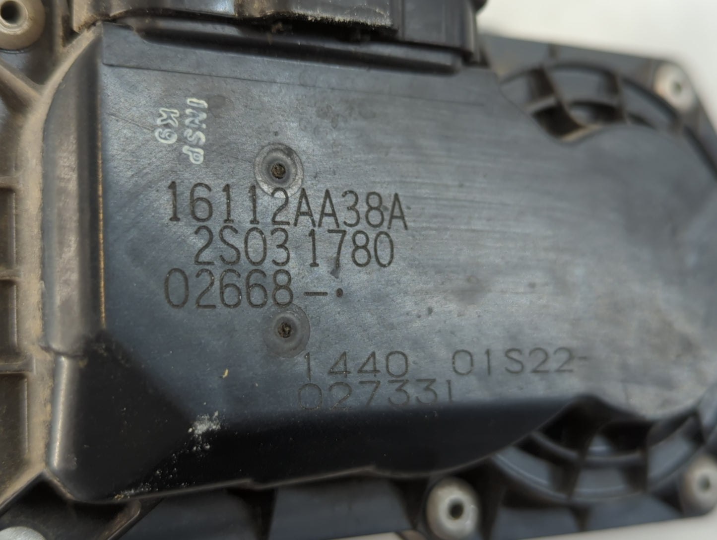 2013-2019 Subaru Legacy Throttle Body P/N:2S03 1780 16112AA38A Fits Fits 2013 2014 2015 2016 2017 2018 2019 OEM Used Auto Pa