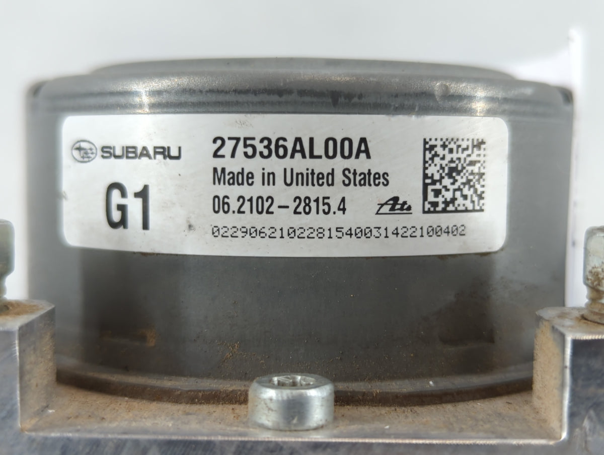 2015 Subaru Legacy Anti-Lock Brake ABS Pump Module Actuator OEM P/N:27536AL00A Fits OEM Used Auto Parts - Oemusedautoparts1.