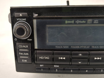 2015 Subaru Wrx Radio AM FM Cd Player Receiver Replacement P/N:86201VA620 Fits OEM Used Auto Parts