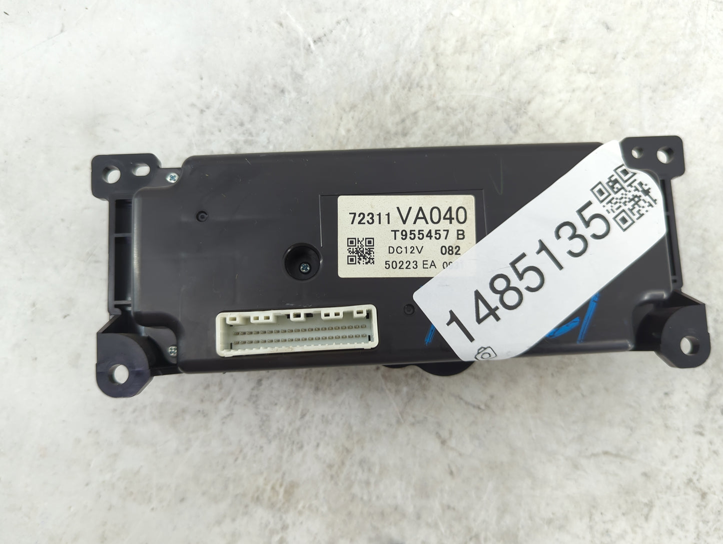 2015 Subaru Wrx Climate Control Module Temperature AC/Heater Replacement P/N:72311VA040 T955457 Fits OEM Used Auto Parts - O
