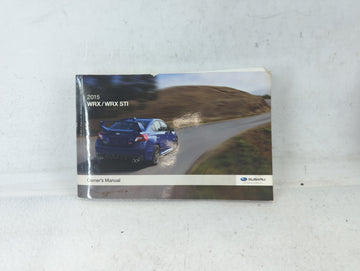 2015 Subaru Wrx Owners Manual Book Guide OEM Used Auto Parts