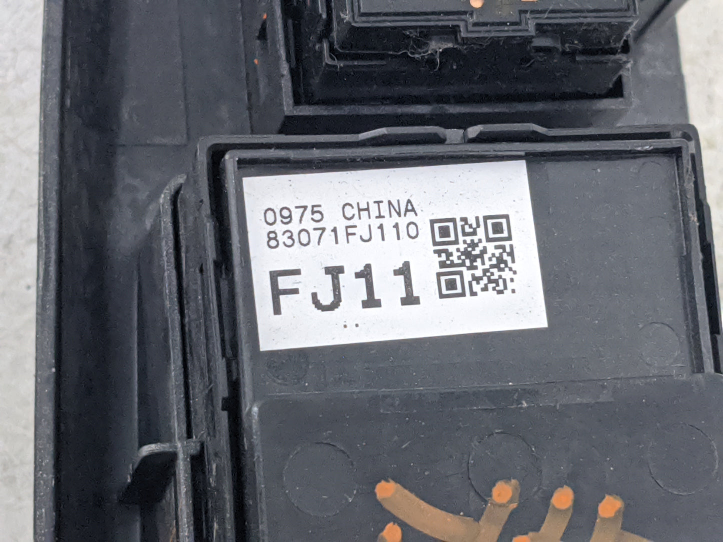 2013-2015 Subaru Xv Master Power Window Switch Replacement Driver Side Left P/N:83071FJ110 Fits OEM Used Auto Parts - Oemuse