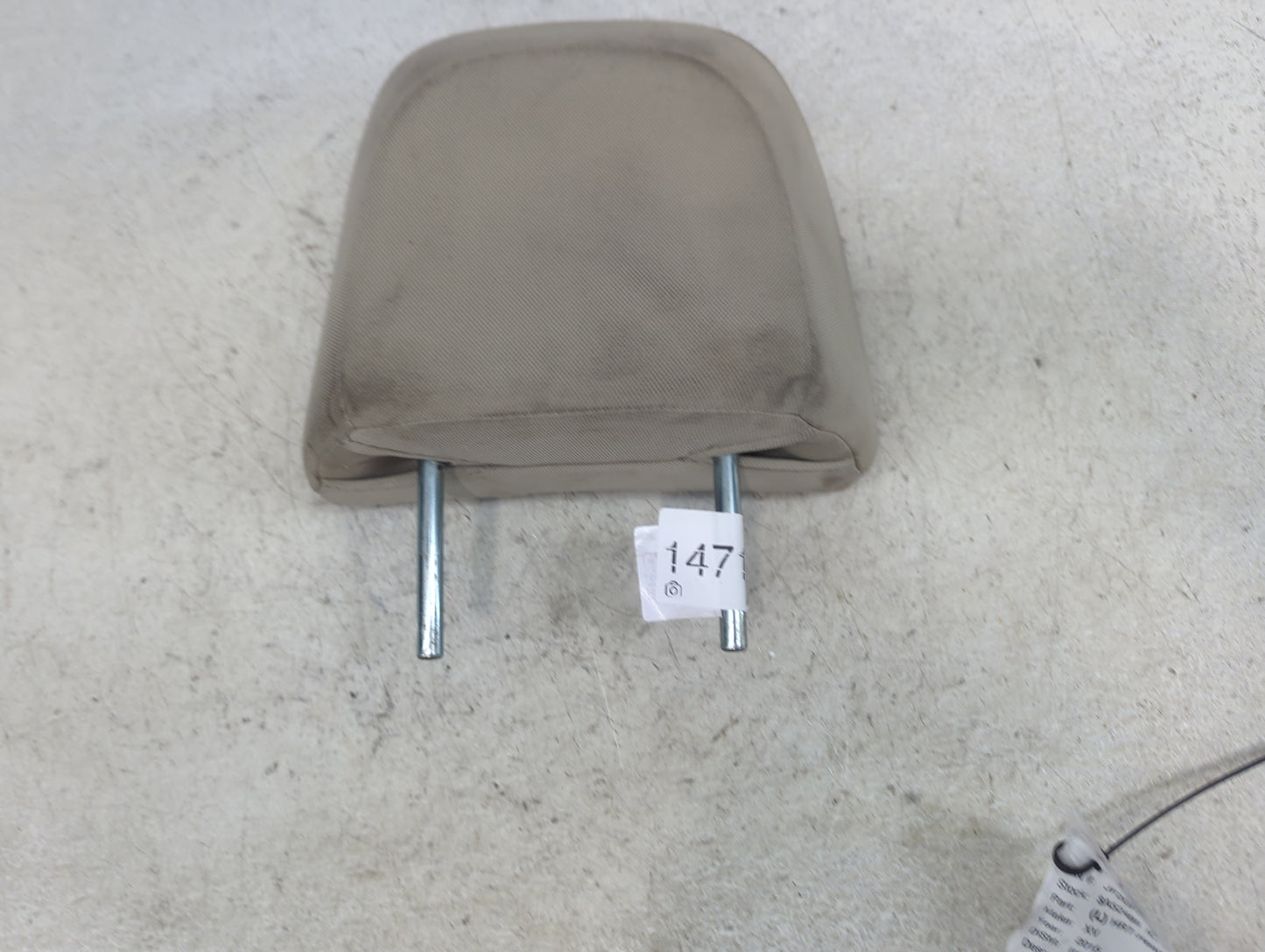 2013-2015 Subaru Xv Headrest Head Rest Rear Seat Fits Fits 2012 2013 2014 2015 2016 OEM Used Auto Parts - Oemusedautoparts1.