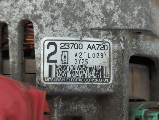 2014-2015 Subaru Xv Crosstrek Alternator Replacement Generator Charging Assembly Engine OEM P/N:23700 AA720 Fits Fits 2014 2015 OEM Used Auto Parts