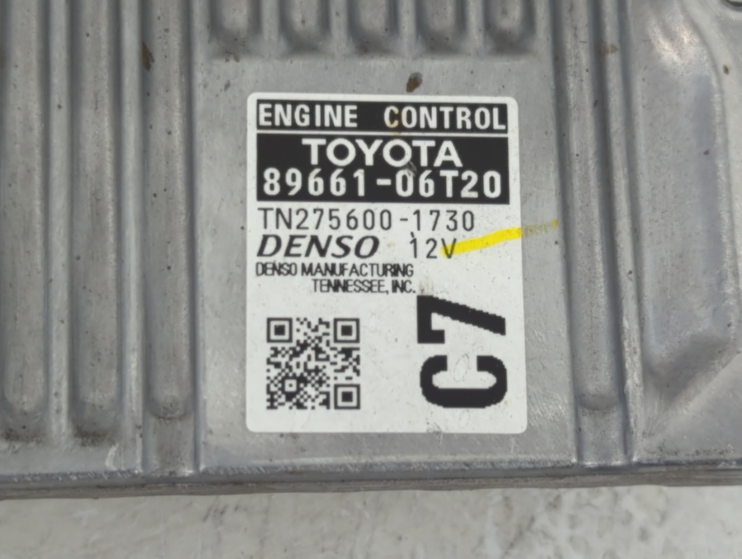 2015 Toyota Camry PCM Engine Control Computer ECU ECM PCU OEM P/N:89661-06T20 Fits OEM Used Auto Parts - Oemusedautoparts1.c