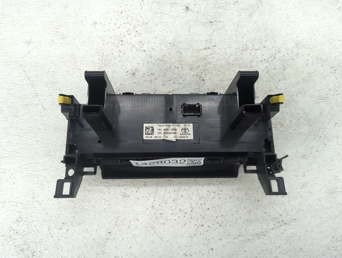 2015-2017 Toyota Camry Climate Control Module Temperature AC/Heater Replacement P/N:55900-06320 A2C90387400 Fits OEM Used Au