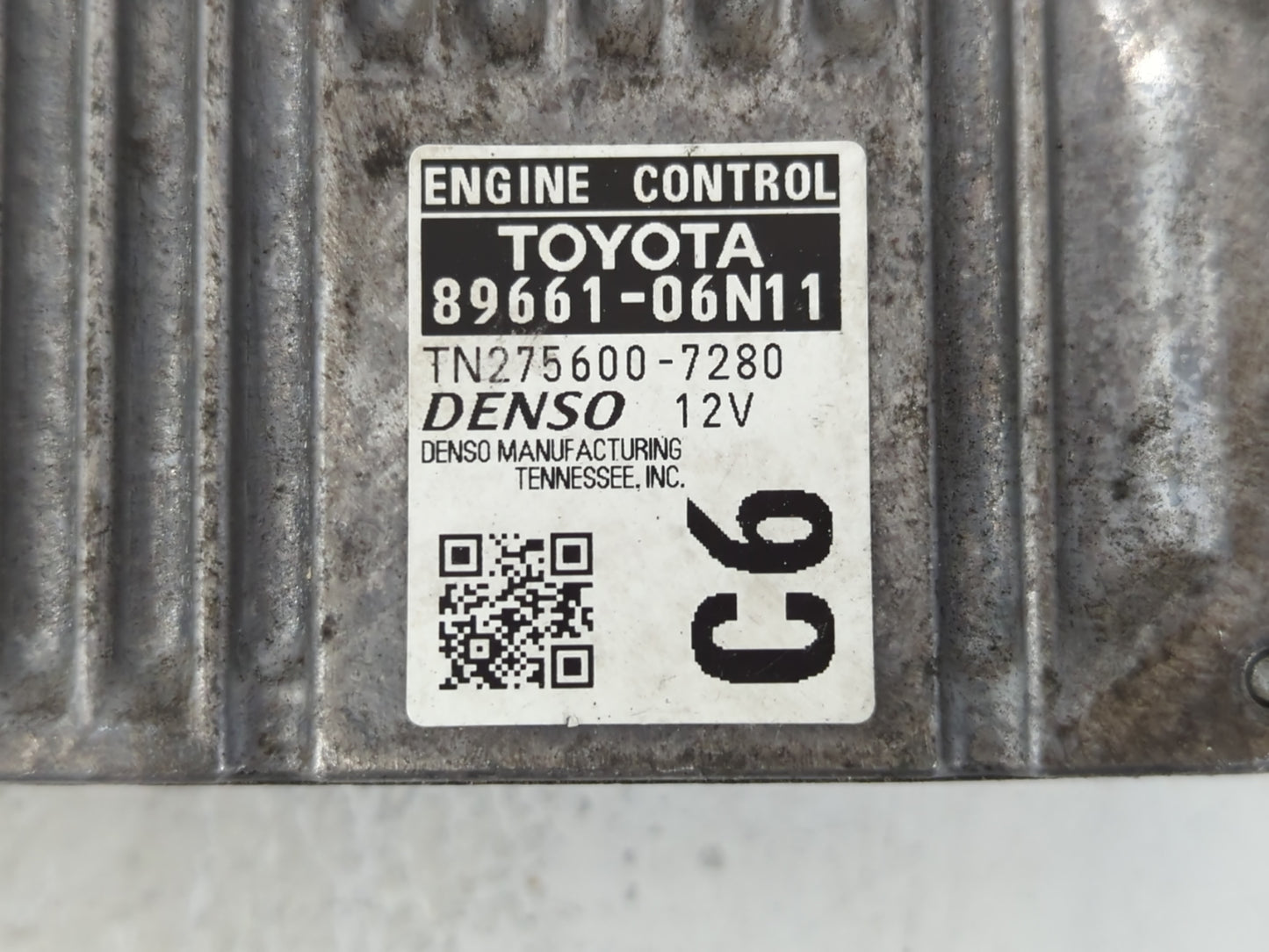 2015 Toyota Camry PCM Engine Control Computer ECU ECM PCU OEM P/N:TN275600-7280 89661-06N11 Fits OEM Used Auto Parts - Oemus