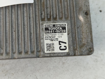 2015 Toyota Camry PCM Engine Control Computer ECU ECM PCU OEM P/N:TN275600-1730 89661-06T20 Fits OEM Used Auto Parts