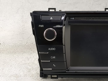 2014-2016 Toyota Corolla Radio AM FM Cd Player Receiver Replacement P/N:86140-02050 138000-1350F101 Fits Fits 2014 2015 2016 OEM Used Auto Parts