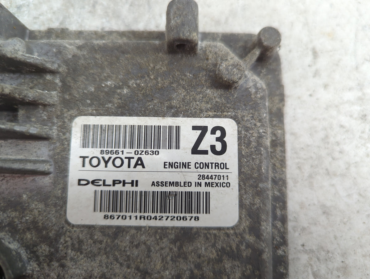 2015-2016 Toyota Corolla PCM Engine Control Computer ECU ECM PCU OEM P/N:89661-0Z630 28447011 Fits Fits 2015 2016 OEM Used A