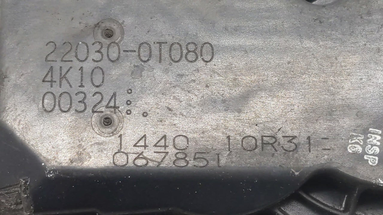 2011-2018 Toyota Corolla Throttle Body P/N:22030-0T080 Fits Fits 2011 2012 2013 2014 2015 2016 2017 2018 OEM Used Auto Parts