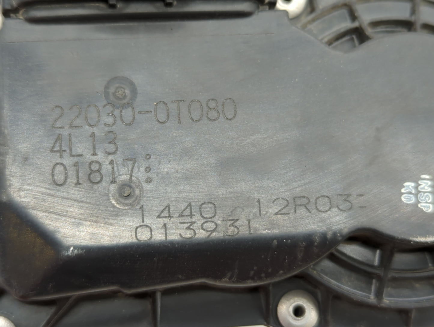 2011-2018 Toyota Corolla Throttle Body P/N:22030-0T080 Fits Fits 2011 2012 2013 2014 2015 2016 2017 2018 OEM Used Auto Parts