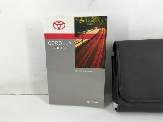 2015 Toyota Corolla Owners Manual Book Guide P/N:01999-12G79 OEM Used Auto Parts