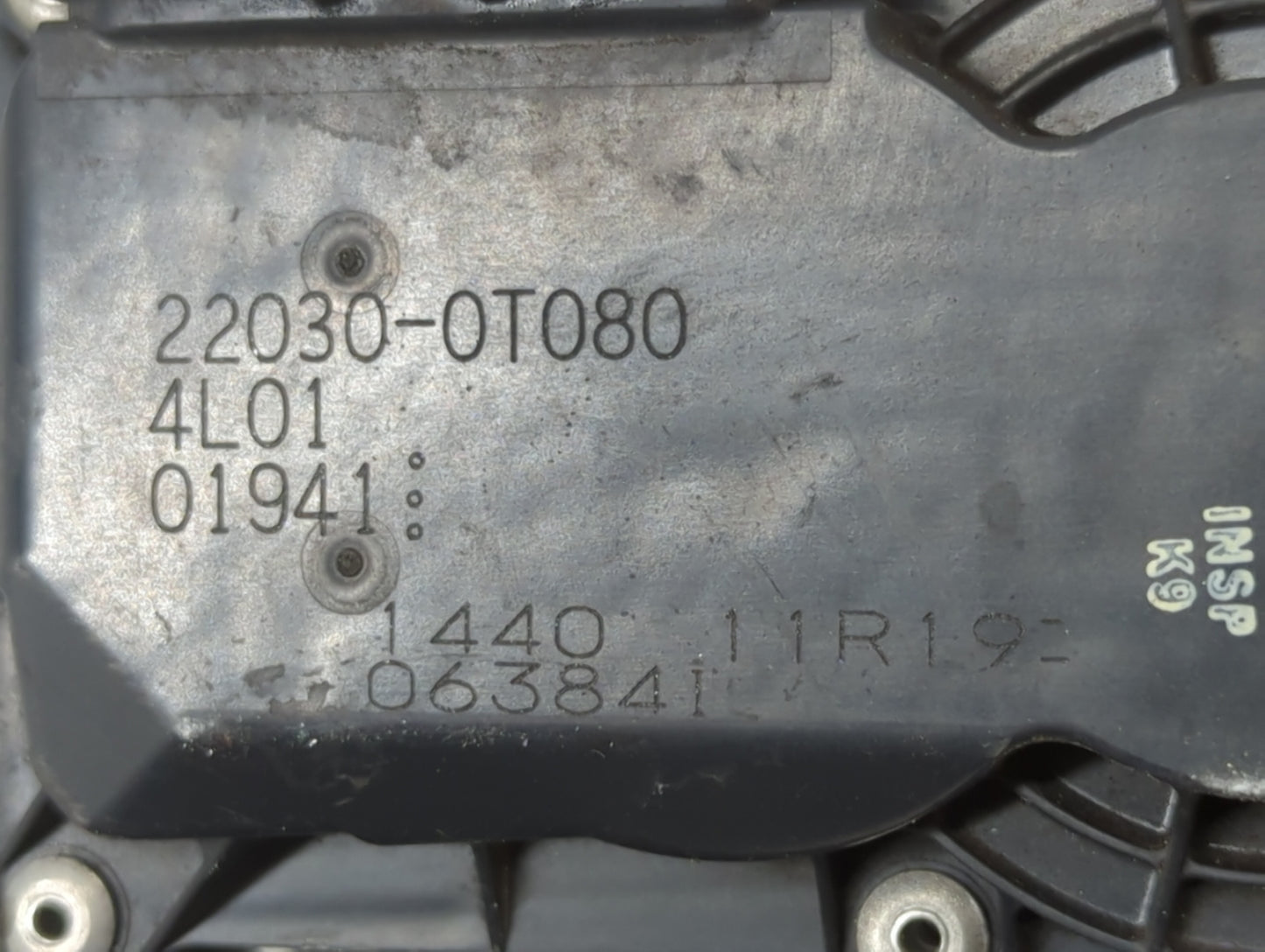 2011-2019 Toyota Corolla Throttle Body P/N:22030-0T080 Fits Fits 2011 2012 2013 2014 2015 2016 2017 2018 2019 OEM Used Auto