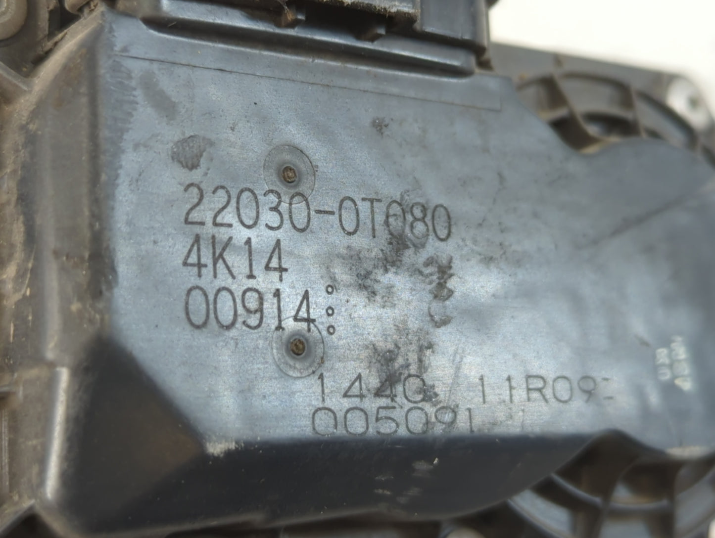 2011-2019 Toyota Corolla Throttle Body P/N:22030-0T080 Fits Fits 2011 2012 2013 2014 2015 2016 2017 2018 2019 OEM Used Auto