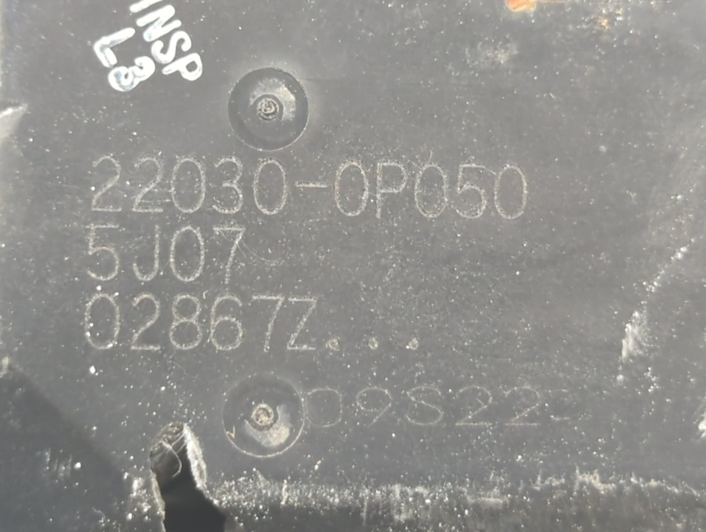 2008-2016 Toyota Highlander Throttle Body P/N:22030-0P050 22030-31030 Fits OEM Used Auto Parts - Oemusedautoparts1.com