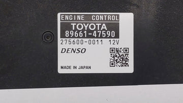 2015 Toyota Prius PCM Engine Control Computer ECU ECM PCU OEM P/N:89661-47590 89661-47591 Fits OEM Used Auto Parts