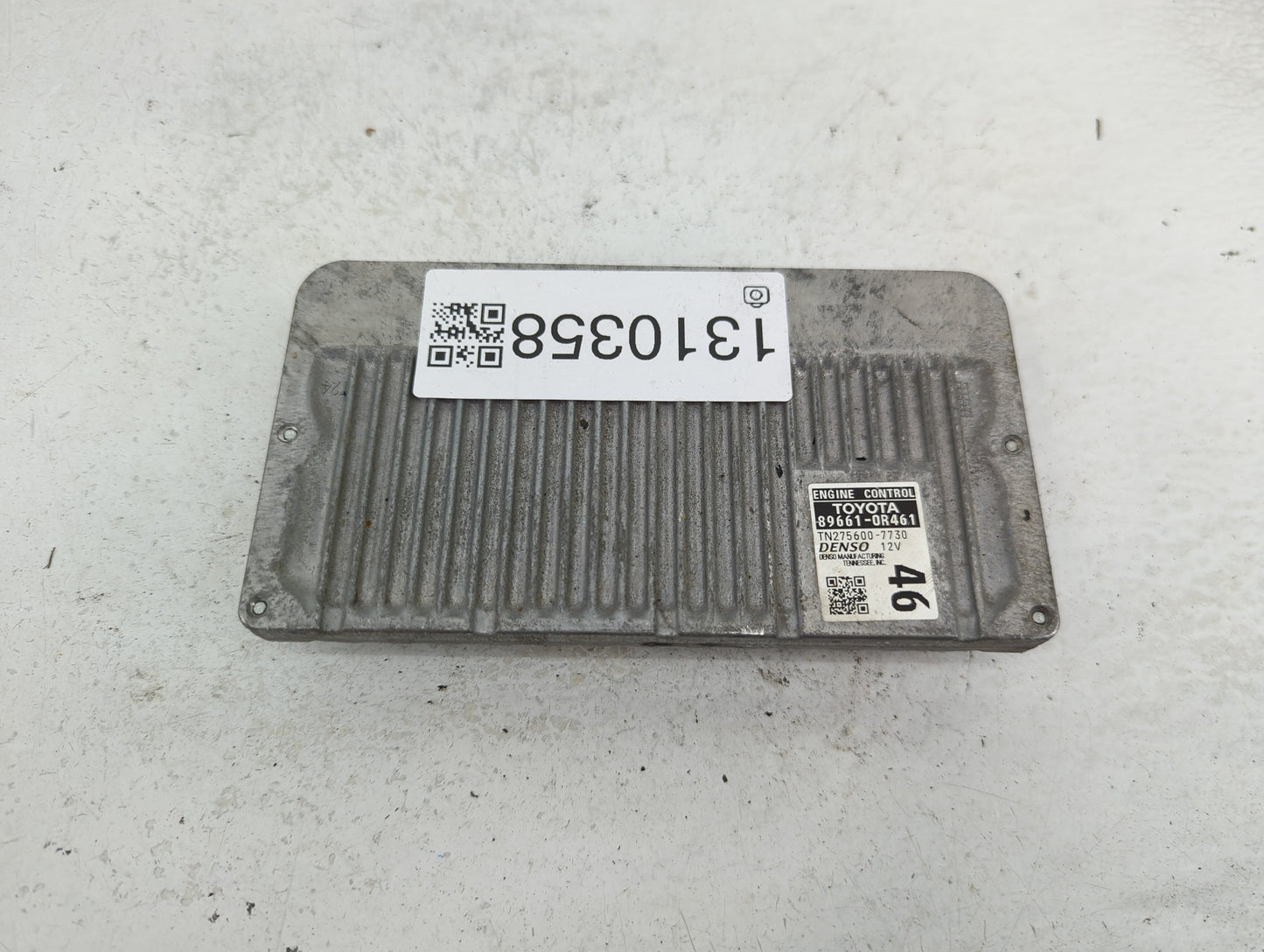 2014 Toyota Rav4 PCM Engine Control Computer ECU ECM PCU OEM P/N:89661-0R461 Fits OEM Used Auto Parts - Oemusedautoparts1.co