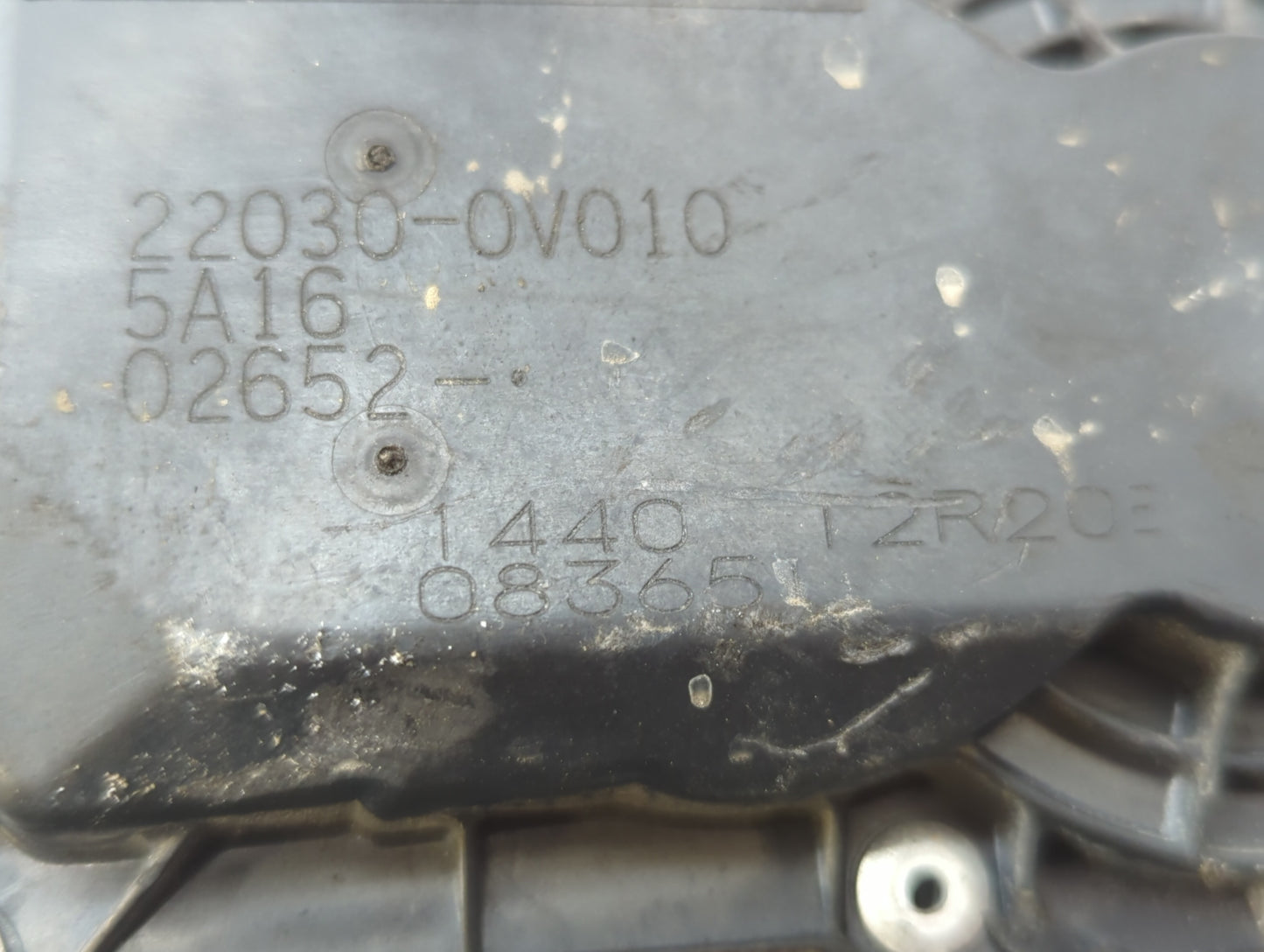 2009-2018 Toyota Rav4 Throttle Body P/N:22030-0V010 Fits Fits 2009 2010 2011 2012 2013 2014 2015 2016 2017 2018 2019 OEM Use