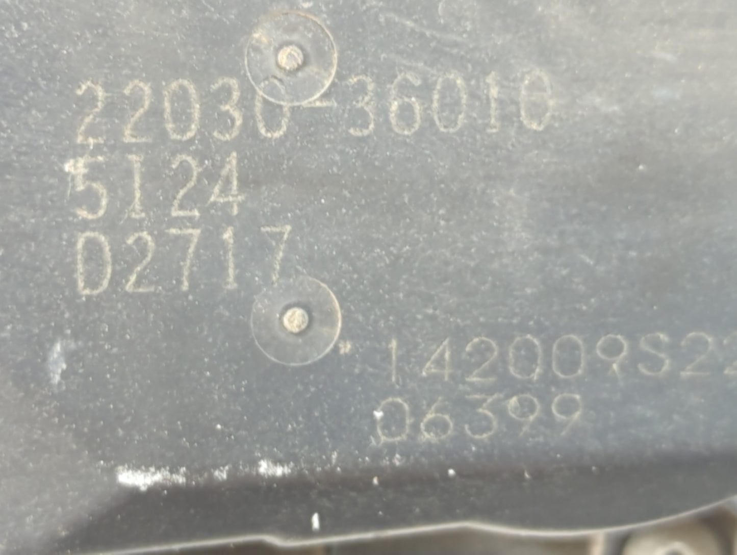 2009-2018 Toyota Rav4 Throttle Body P/N:22030-36010 Fits Fits 2009 2010 2011 2012 2013 2014 2015 2016 2017 2018 2019 OEM Use