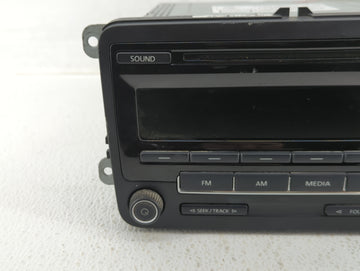2014-2016 Volkswagen Beetle Radio AM FM Cd Player Receiver Replacement P/N:1K0 035 164 H 1K0 035 164 J Fits OEM Used Auto Parts