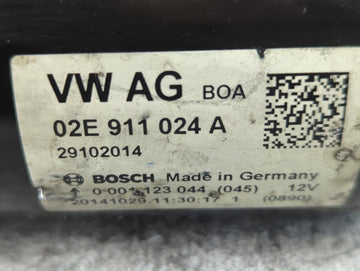2012-2017 Volkswagen Beetle Car Starter Motor Solenoid OEM P/N:02E 911 024 A Fits OEM Used Auto Parts