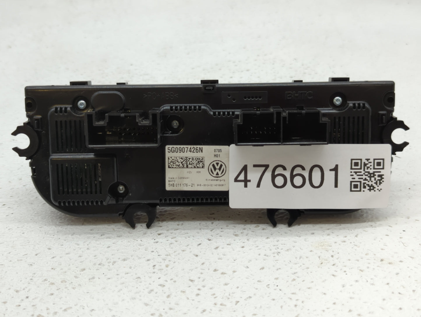 2015 Volkswagen Golf Climate Control Module Temperature AC/Heater Replacement P/N:5G0907426R 5G0907426N Fits OEM Used Auto P