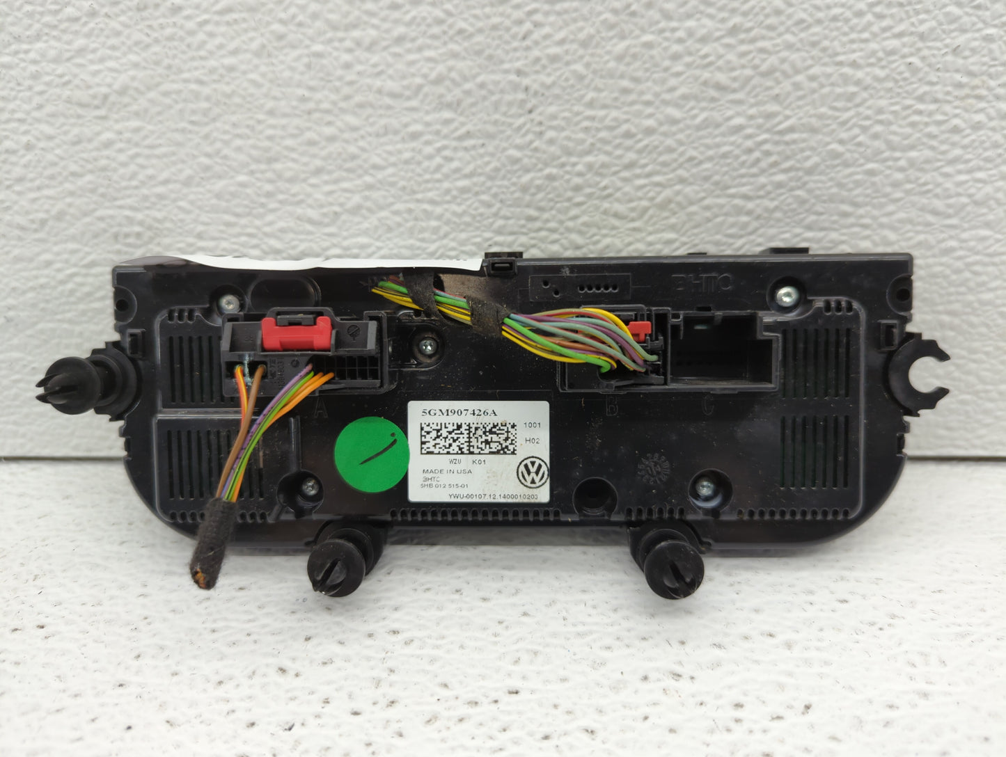 2015-2016 Volkswagen Golf Climate Control Module Temperature AC/Heater Replacement P/N:5GM907426A Fits Fits 2015 2016 OEM Us