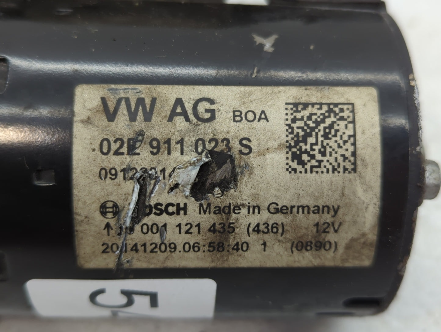 2015-2017 Volkswagen Gti Car Starter Motor Solenoid OEM P/N:02E 911 023 S Fits Fits 2011 2012 2013 2014 2015 2016 2017 2018
