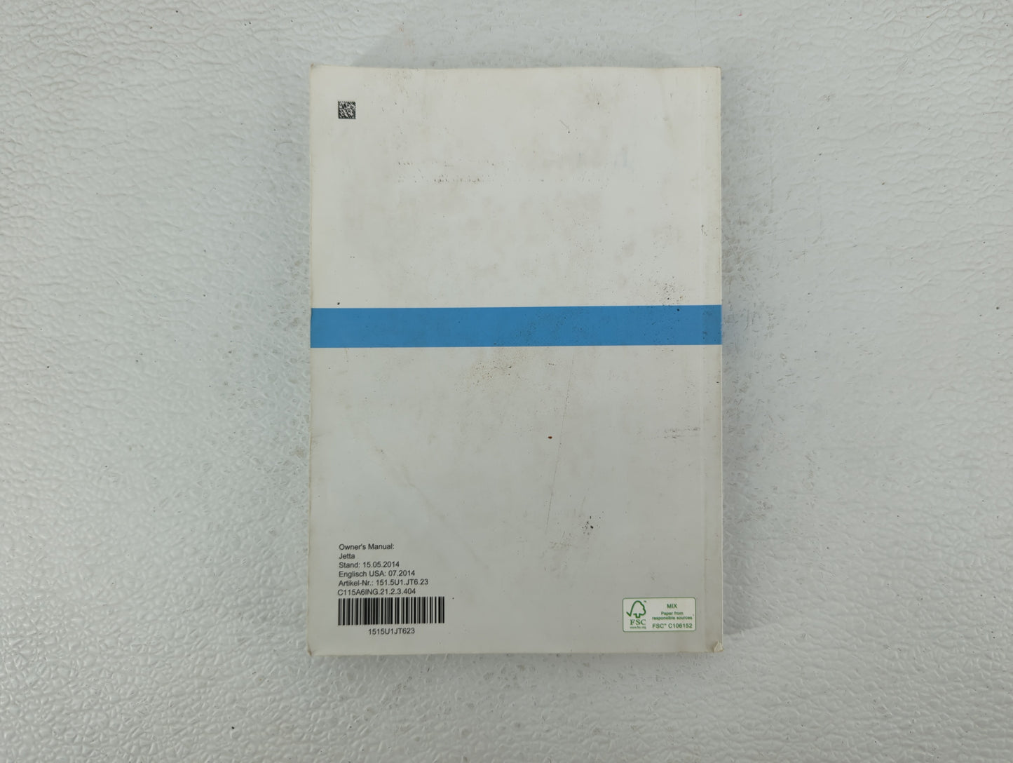 2015 Volkswagen Jetta Owners Manual Book Guide OEM Used Auto Parts - Oemusedautoparts1.com