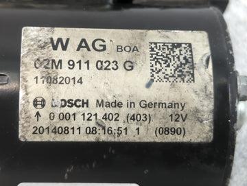 2012-2016 Volkswagen Jetta Car Starter Motor Solenoid OEM P/N:02M 911 023 G Fits Fits 2012 2013 2014 2015 2016 2018 OEM Used Auto Parts