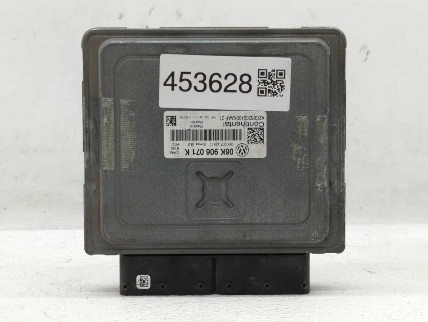 2015 Volkswagen Passat PCM Engine Control Computer ECU ECM PCU OEM P/N:06K 906 071 K Fits OEM Used Auto Parts - Oemusedautop