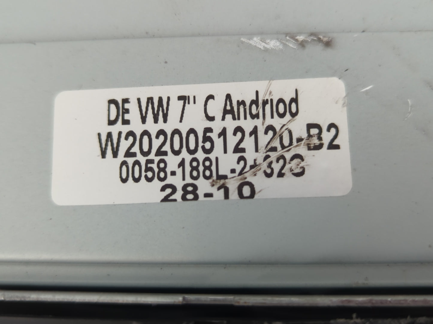 2012-2015 Volkswagen Passat Radio AM FM Cd Player Receiver Replacement P/N:W202005121 0058-188L Fits Fits 2012 2013 2014 201