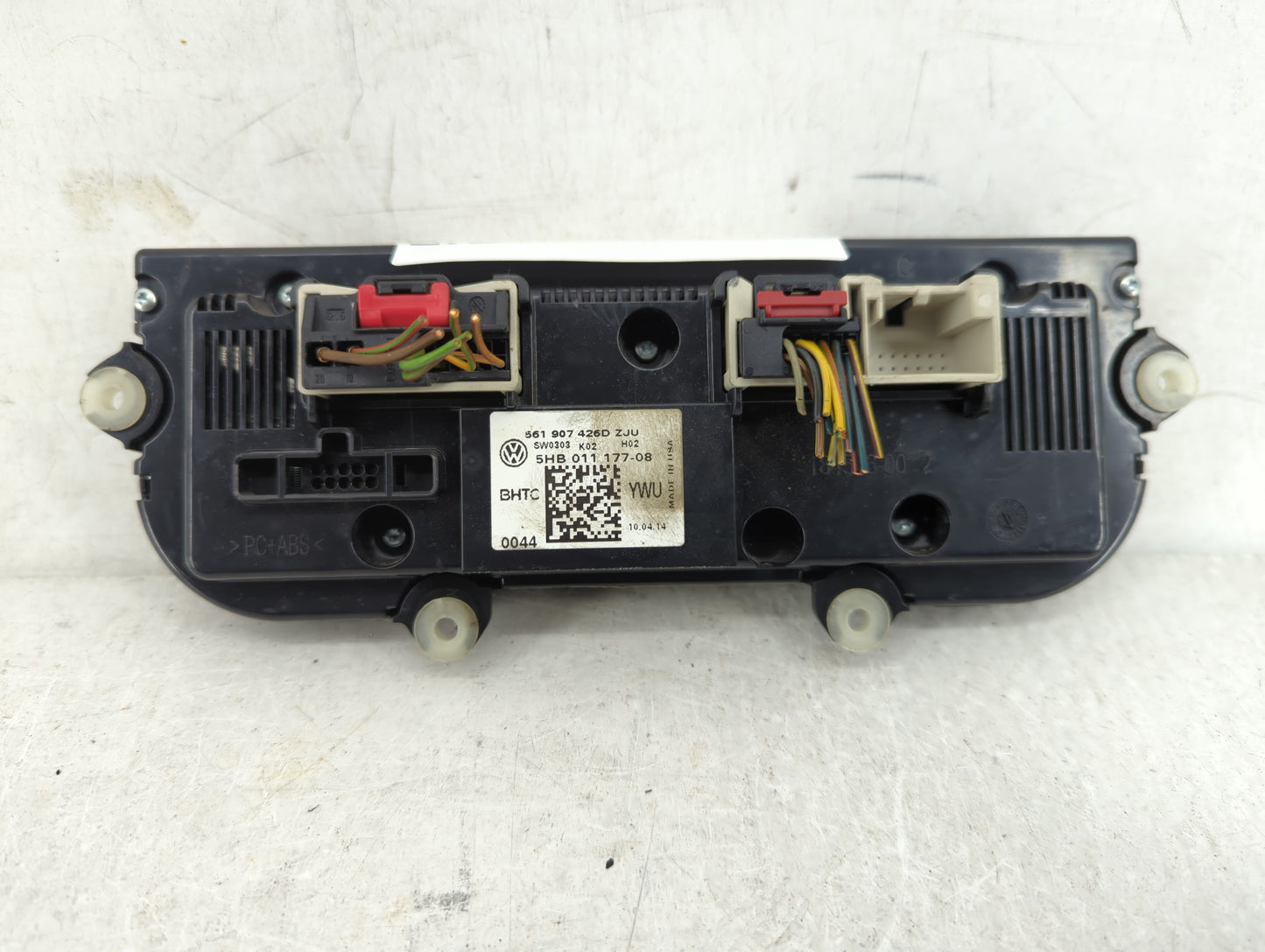 2013-2015 Volkswagen Tiguan Climate Control Module Temperature AC/Heater Replacement P/N:561 907 426D Fits Fits 2013 2014 20