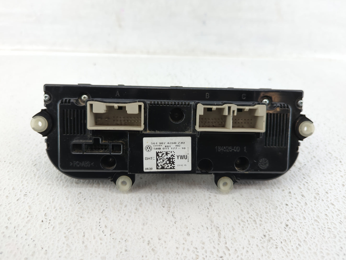 2013-2015 Volkswagen Tiguan Climate Control Module Temperature AC/Heater Replacement P/N:561 907 426 561 907 426 B Fits OEM