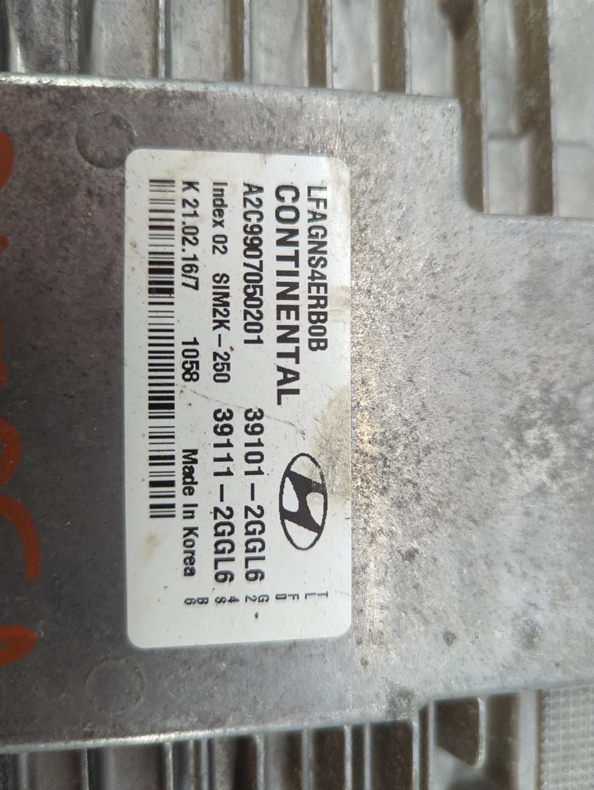 2015-2017 Hyundai Sonata Engine Control Computer Ecu Pcm Ecm Oem 1502418 - Oemusedautoparts1.com