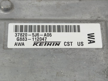 2016 Acura Mdx PCM Engine Control Computer ECU ECM PCU OEM P/N:G883-112047 37820-5J6-A04, 37820-5J6-A05, 37820-5J6-A06 Fits OEM Used Auto Parts