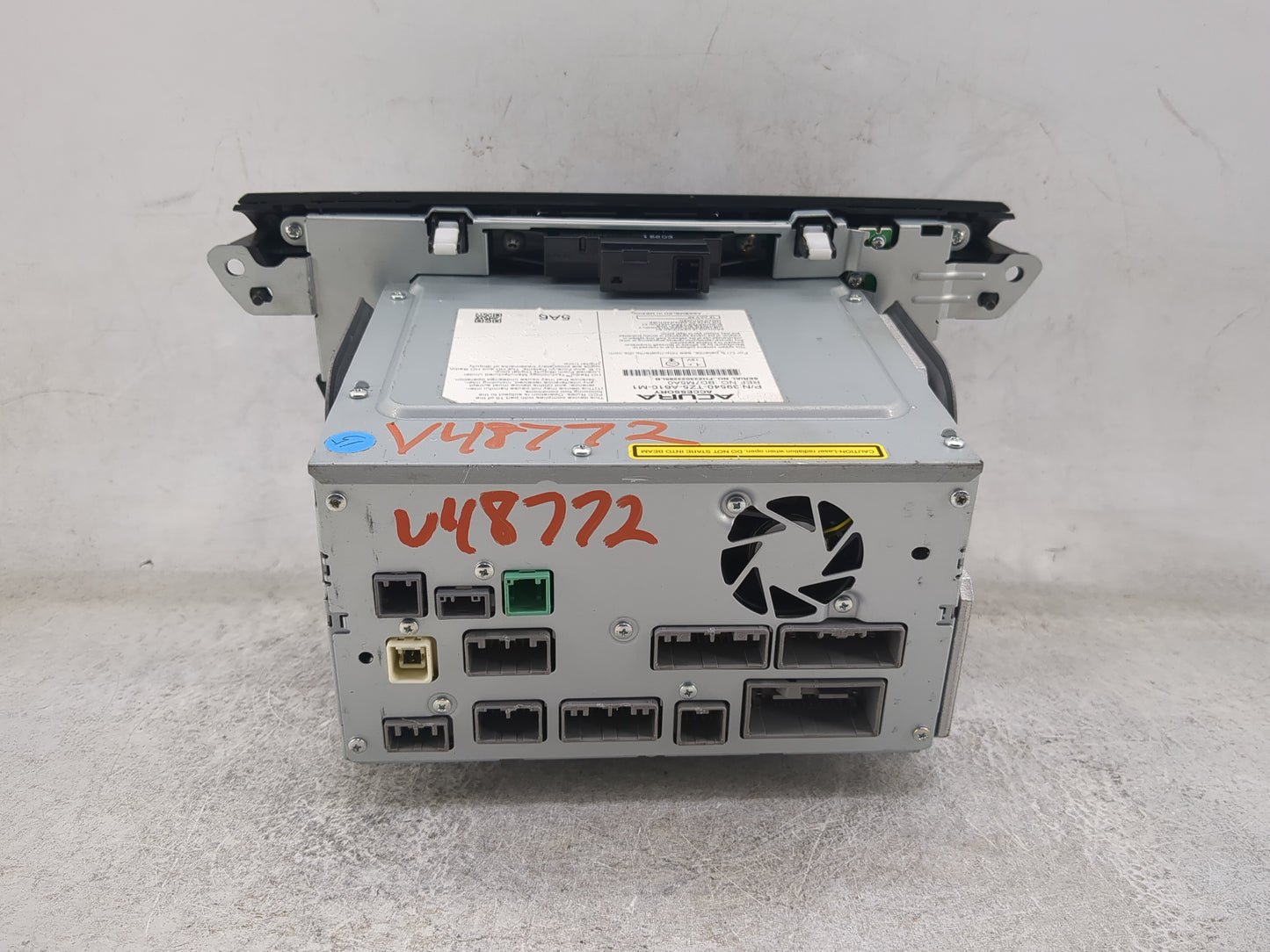 2016 Acura Mdx Radio AM FM Cd Player Receiver Replacement P/N:39540-TZ5-A610-M1 BD7M5A0 Fits OEM Used Auto Parts - Oemusedau