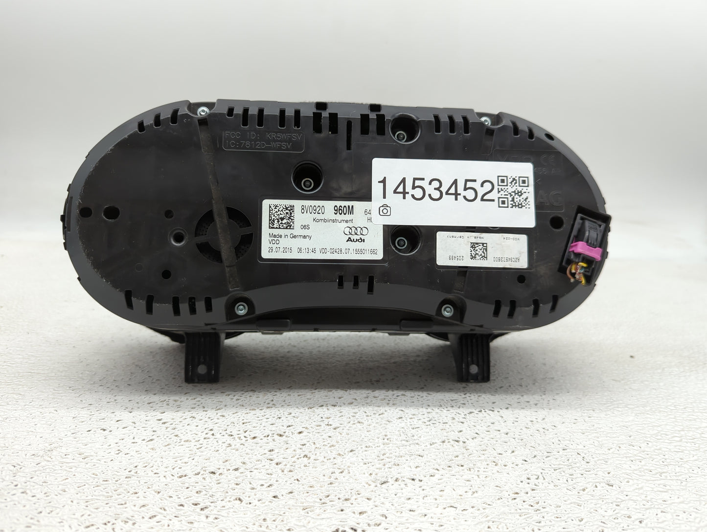 2015-2018 Audi A3 Instrument Cluster Speedometer Gauges P/N:8V0920960M Fits Fits 2015 2016 2017 2018 OEM Used Auto Parts - O