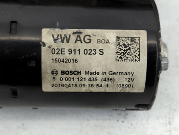 2015-2018 Audi A3 Car Starter Motor Solenoid OEM P/N:02E 911 023 S Fits Fits 2011 2012 2013 2014 2015 2016 2017 2018 2019 OEM Used Auto Parts