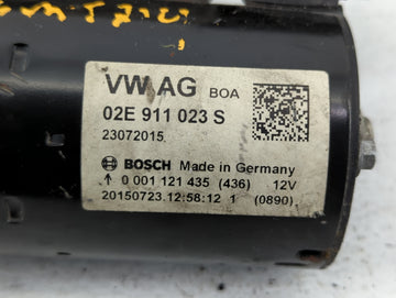 2015-2018 Audi A3 Car Starter Motor Solenoid OEM P/N:0 001 121 435 Fits Fits 2011 2012 2013 2014 2015 2016 2017 2018 2019 OEM Used Auto Parts