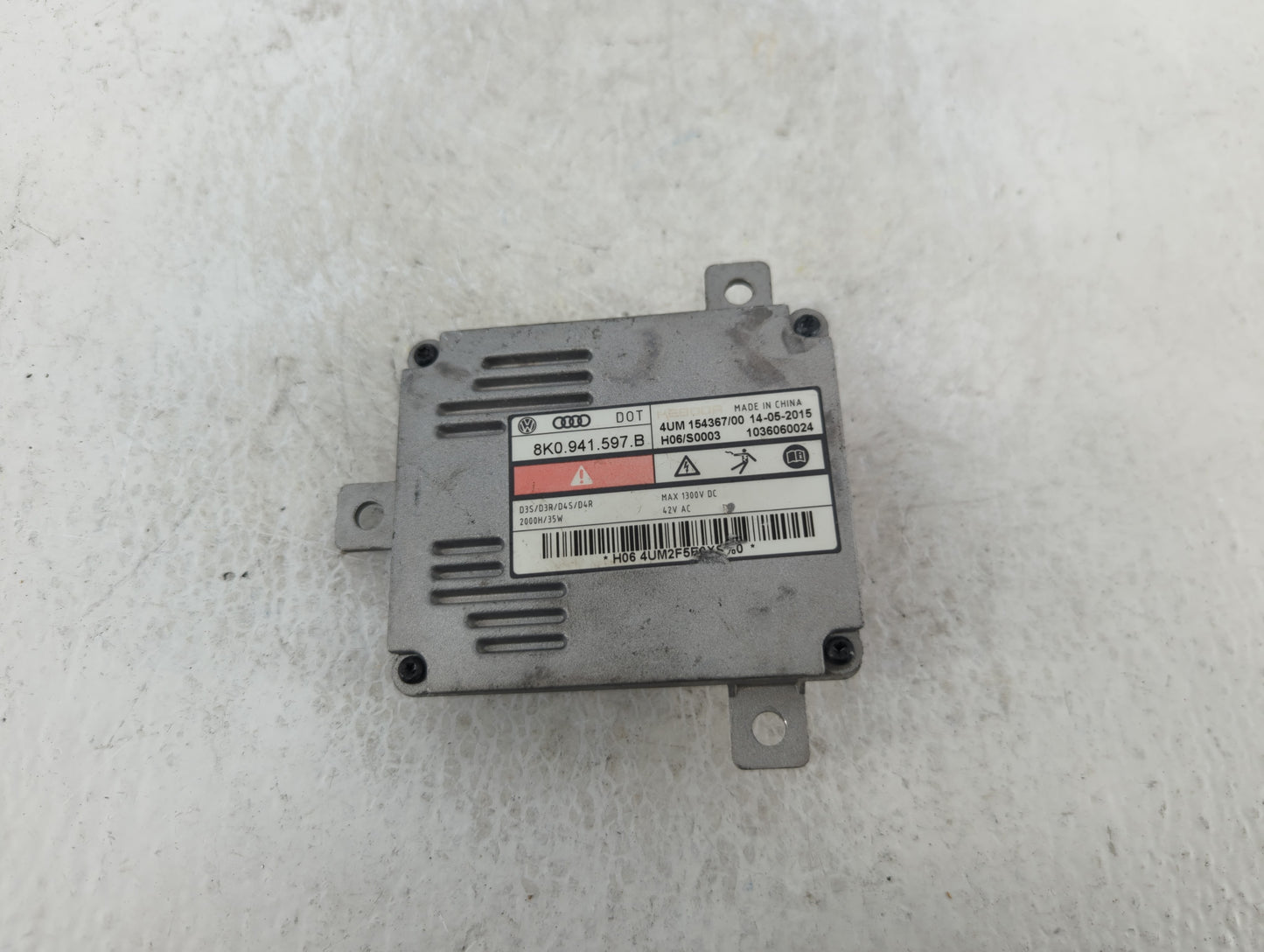 2015-2016 Audi A3 Headlight Ballast Head Light - Oemusedautoparts1.com